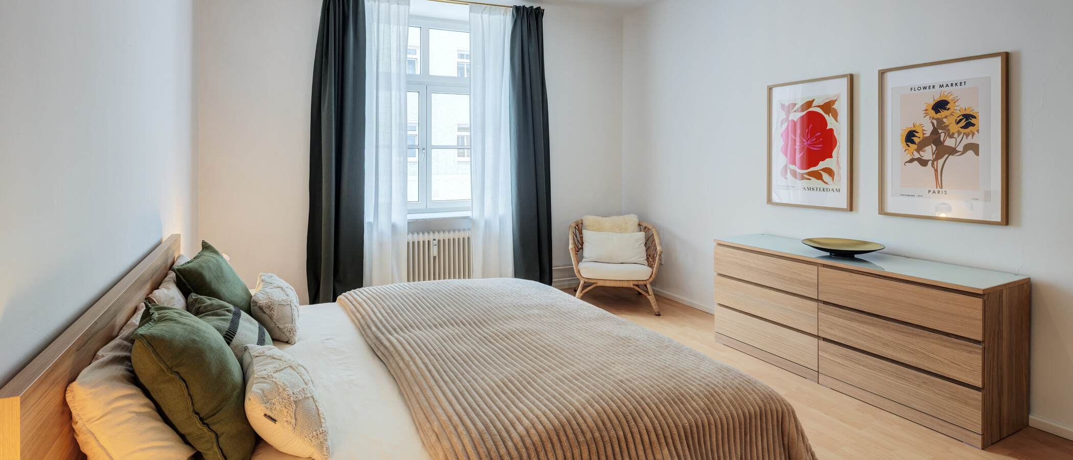 appartamento München Maxvorstadt 02 camera da letto 15003