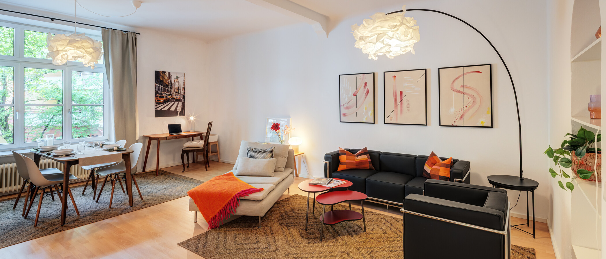 appartamento München Maxvorstadt 02 zona living 15003