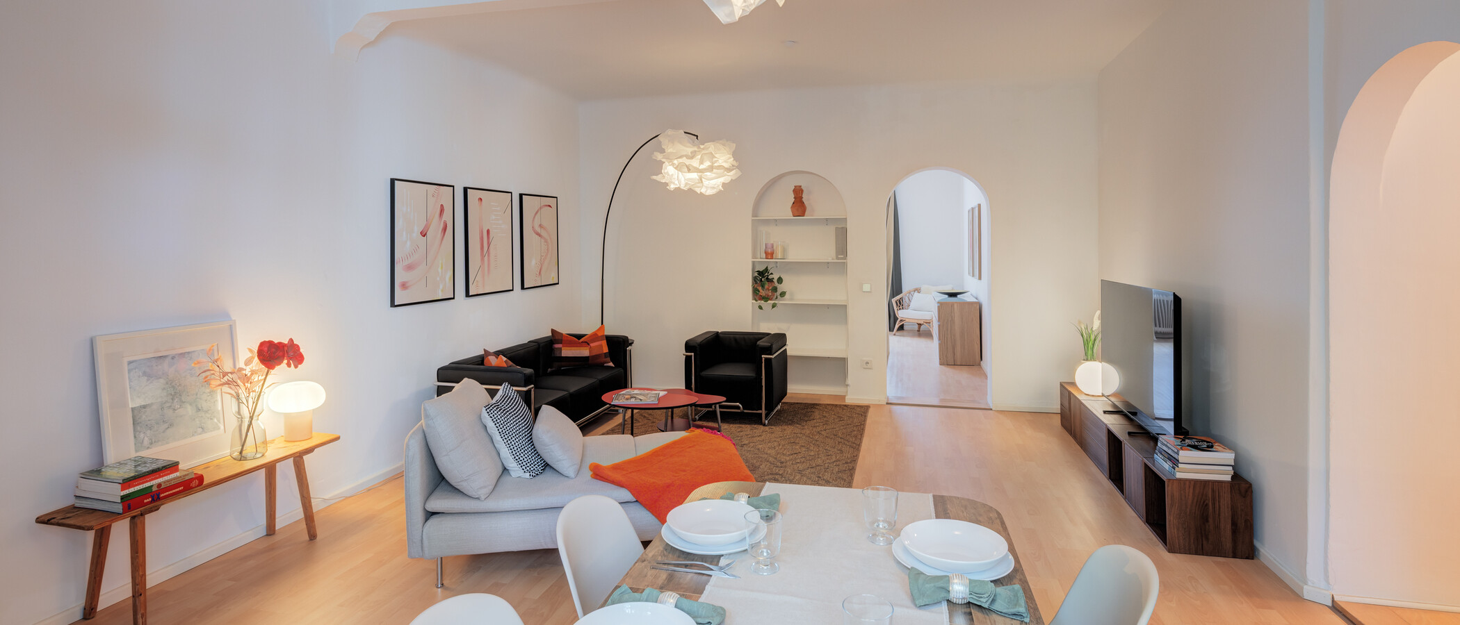 appartamento München Maxvorstadt 03 zona living 15003