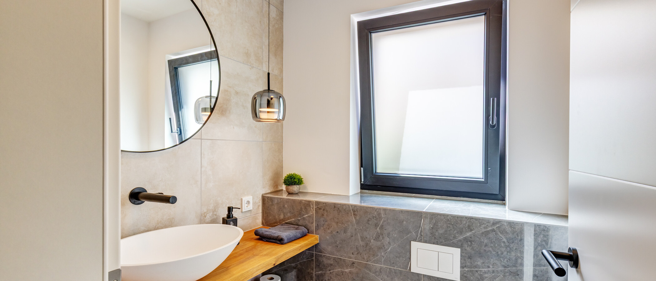casa a schiera München Lerchenau 01 toilette per gli ospiti 15005