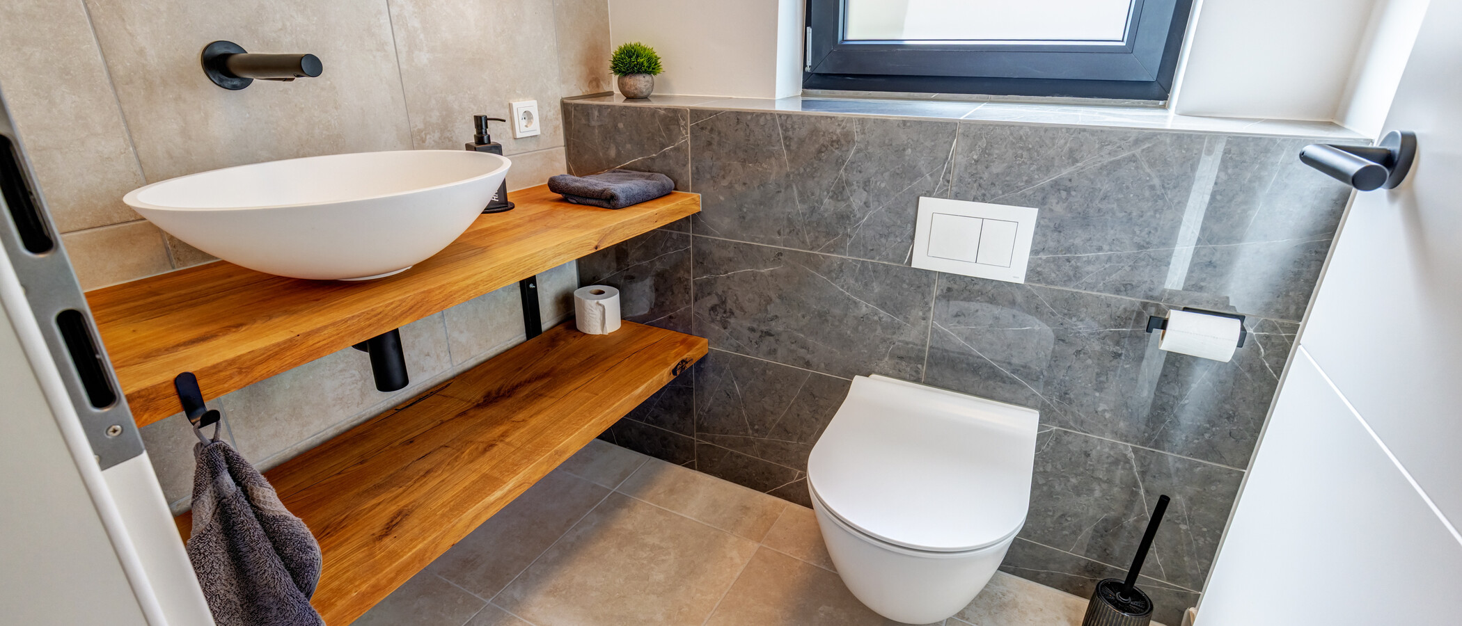 casa a schiera München Lerchenau 03 toilette per gli ospiti 15005