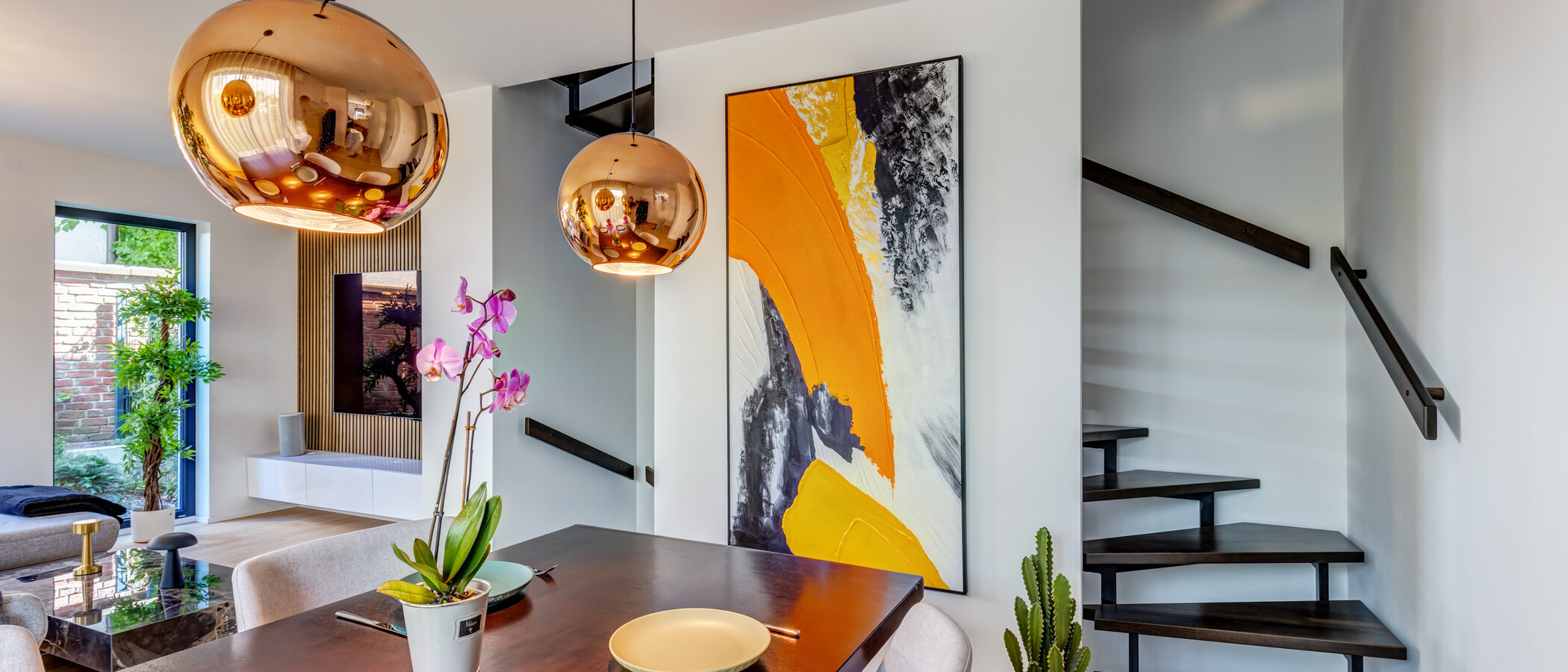 casa a schiera München Lerchenau 04 zona living 15005