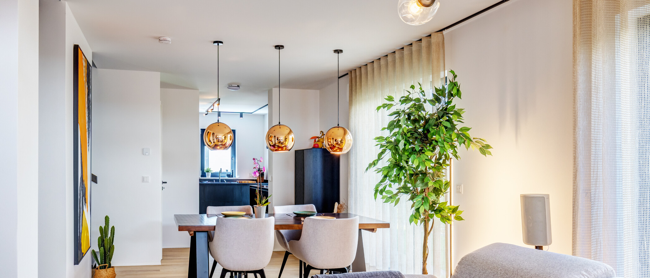 casa a schiera München Lerchenau 05 zona living 15005