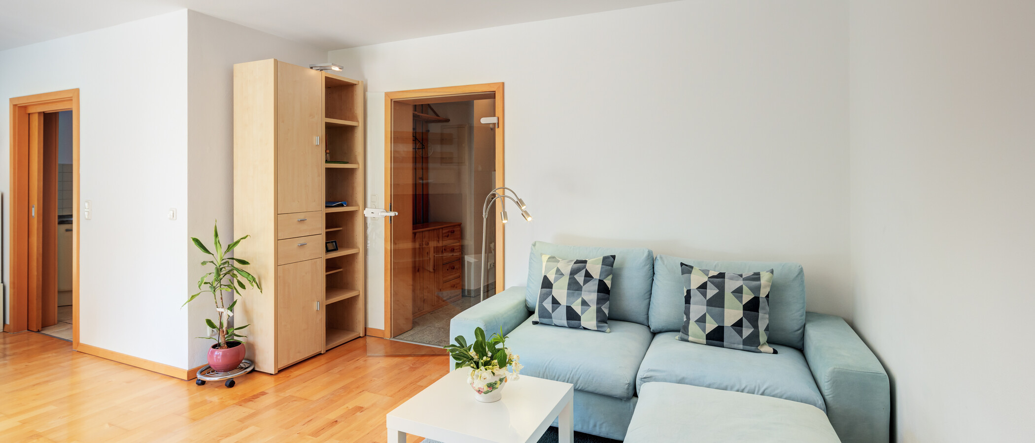 appartamento con giardino München Feldmoching 04 zona living 15007