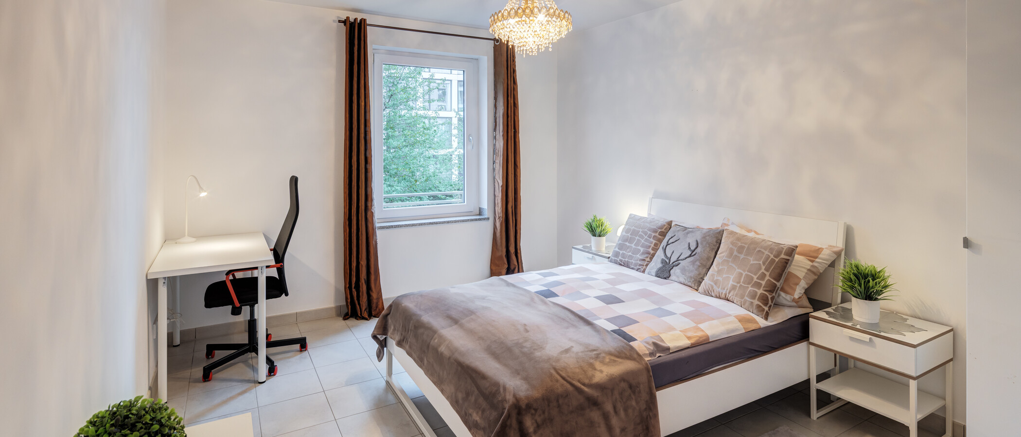 appartamento München Neuhausen 01 camera da letto 15009