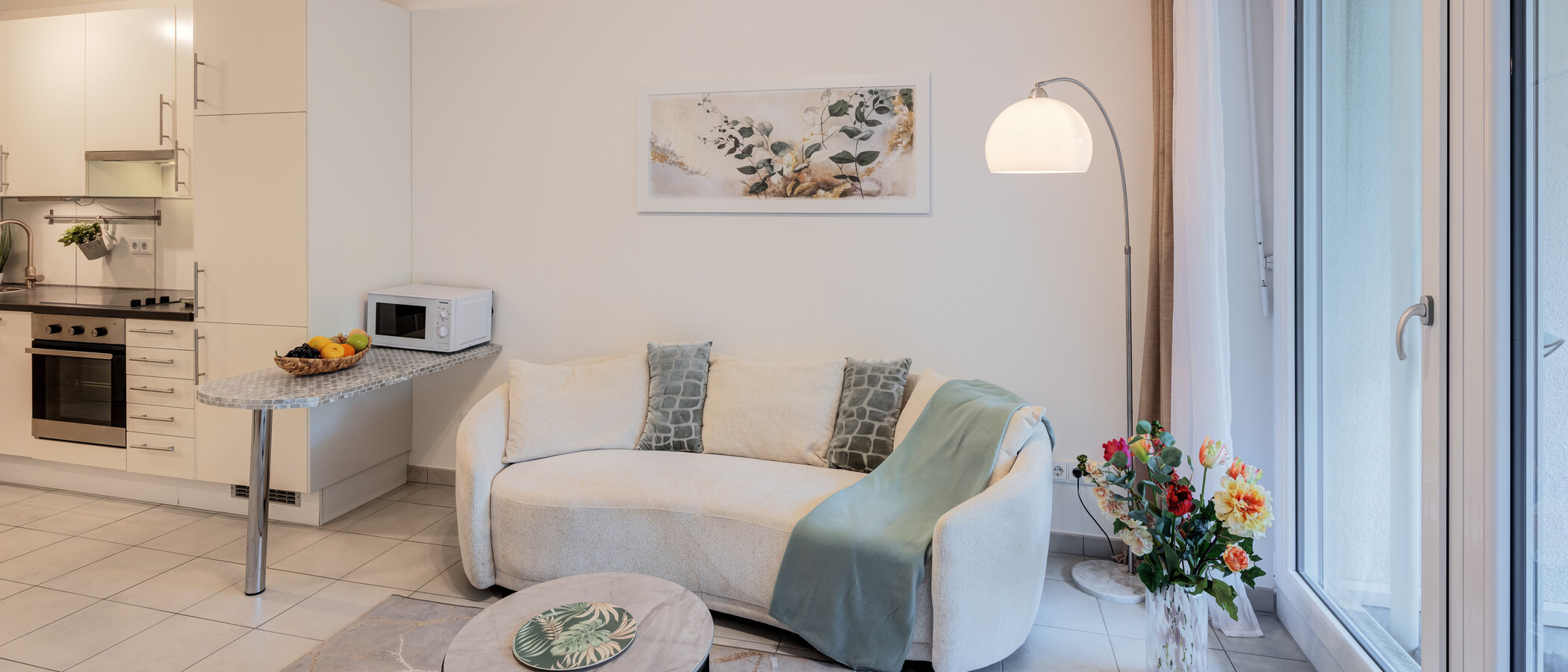 appartamento München Neuhausen 04 zona living 15009