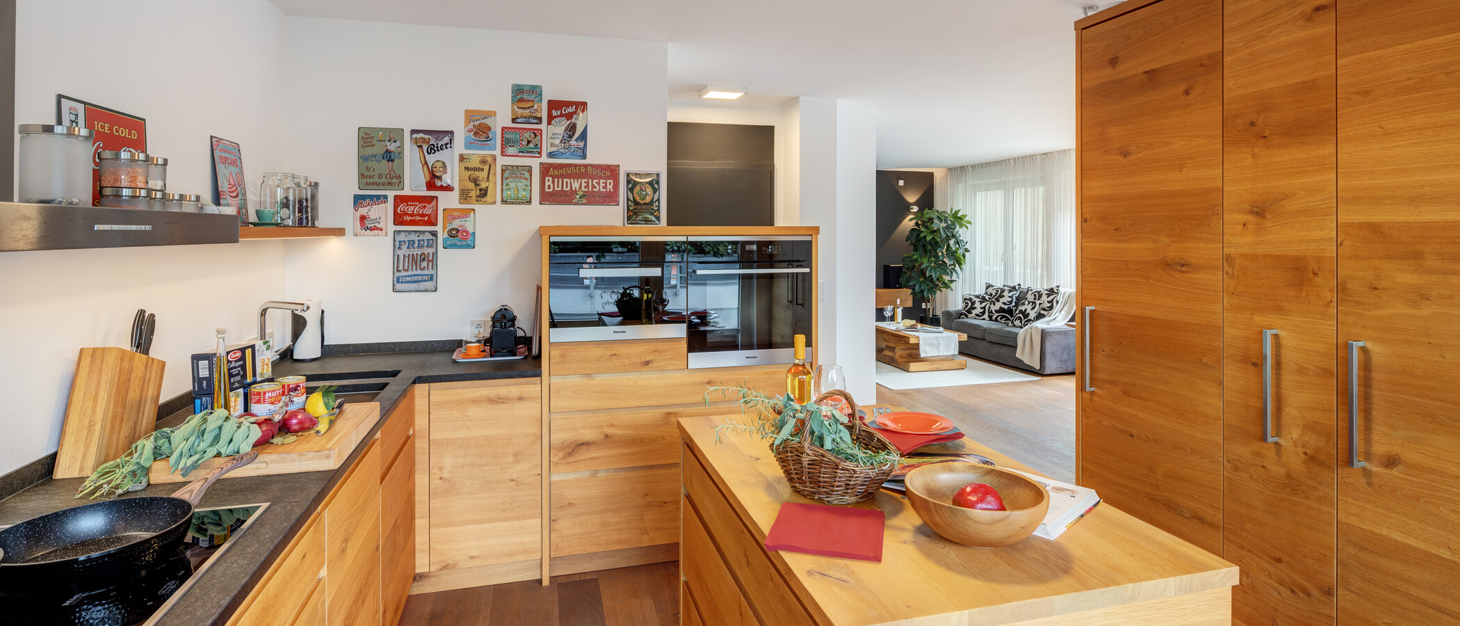 attico con terrazzo München Solln 02 cucina 15010
