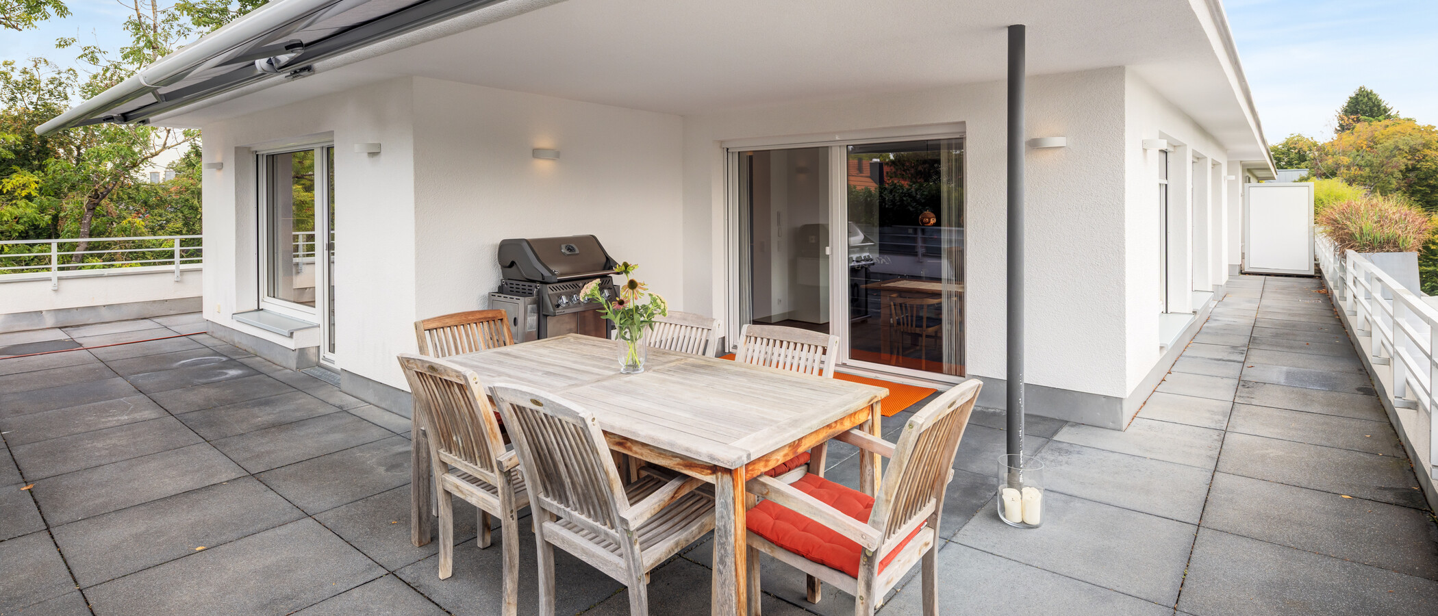 attico con terrazzo München Solln 01 terrazza sul tetto 15010