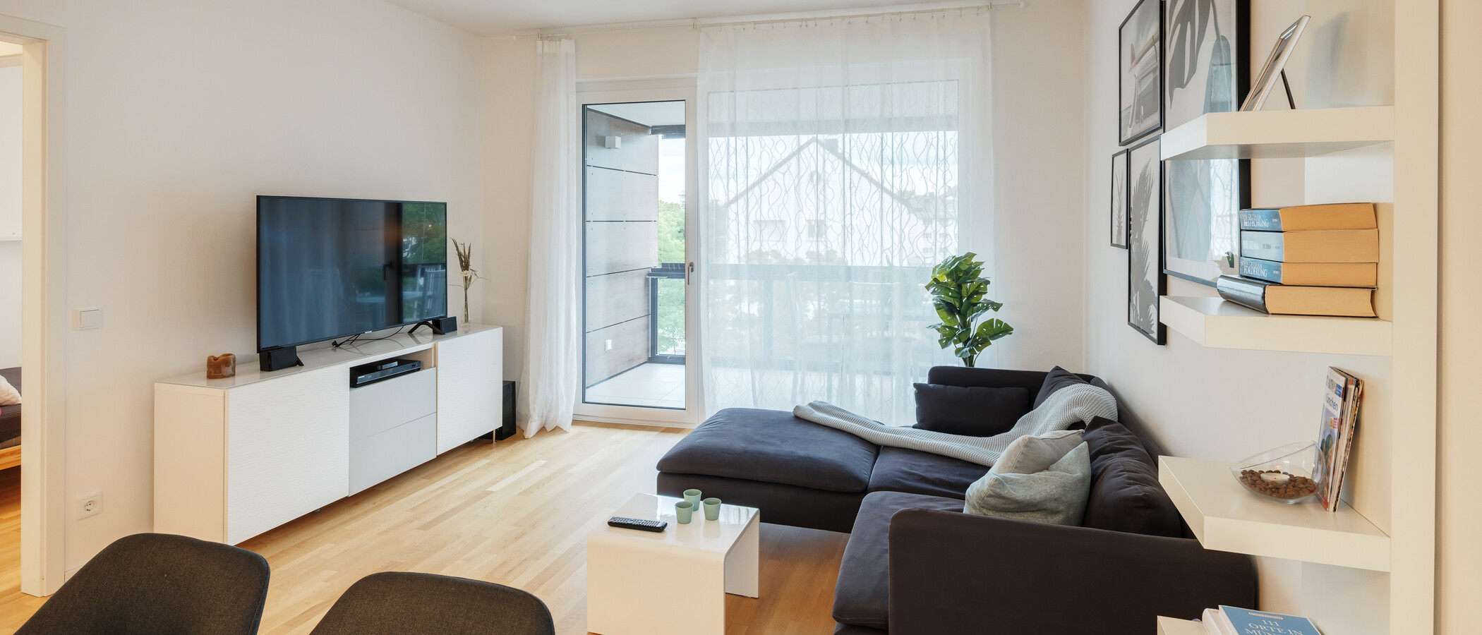 appartamento München Neuhausen 03 zona living 15011