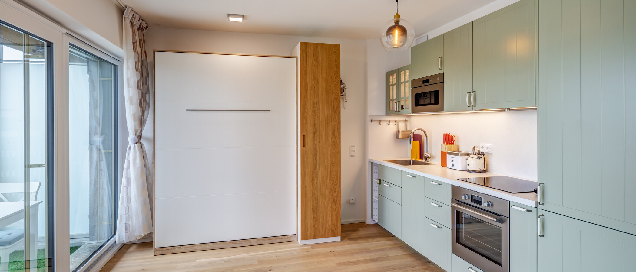 abitazione München Pasing 02 zona living 15012