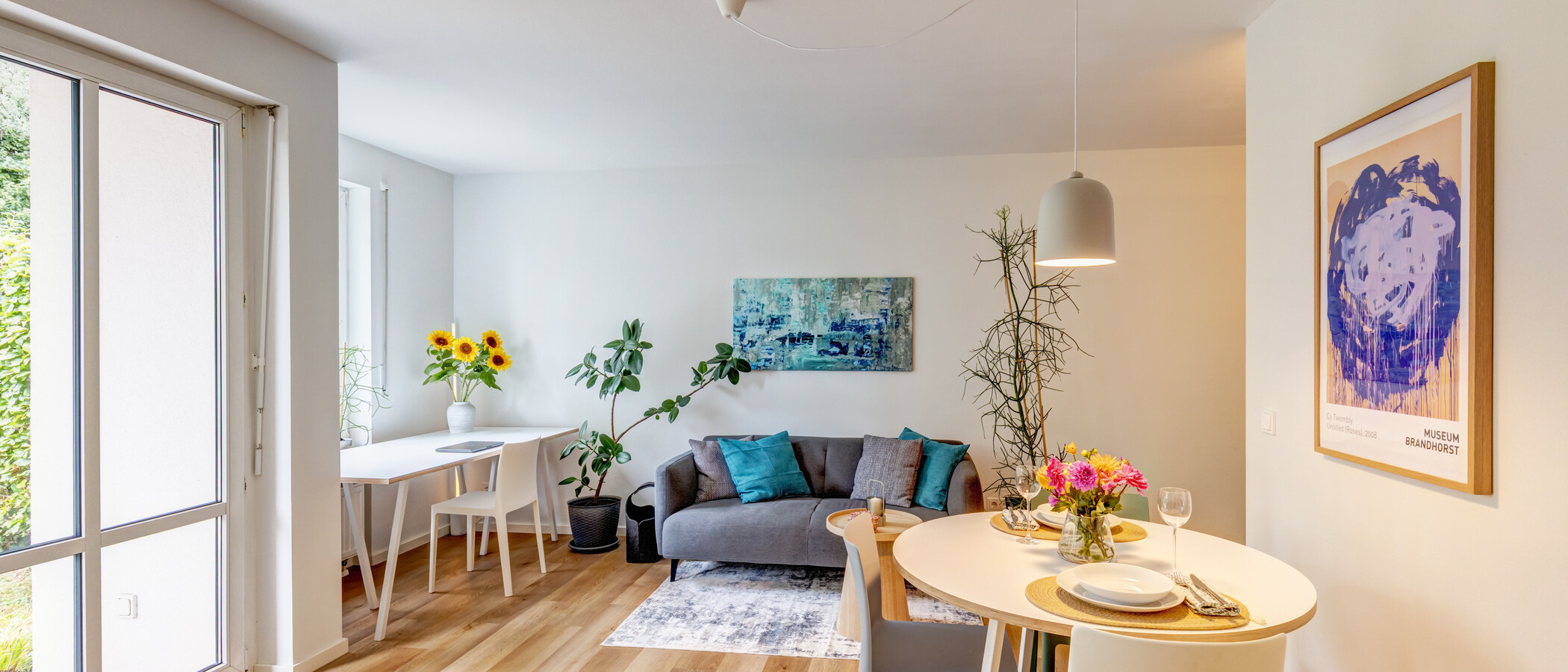 appartamento München Freimann 03 zona living 15014