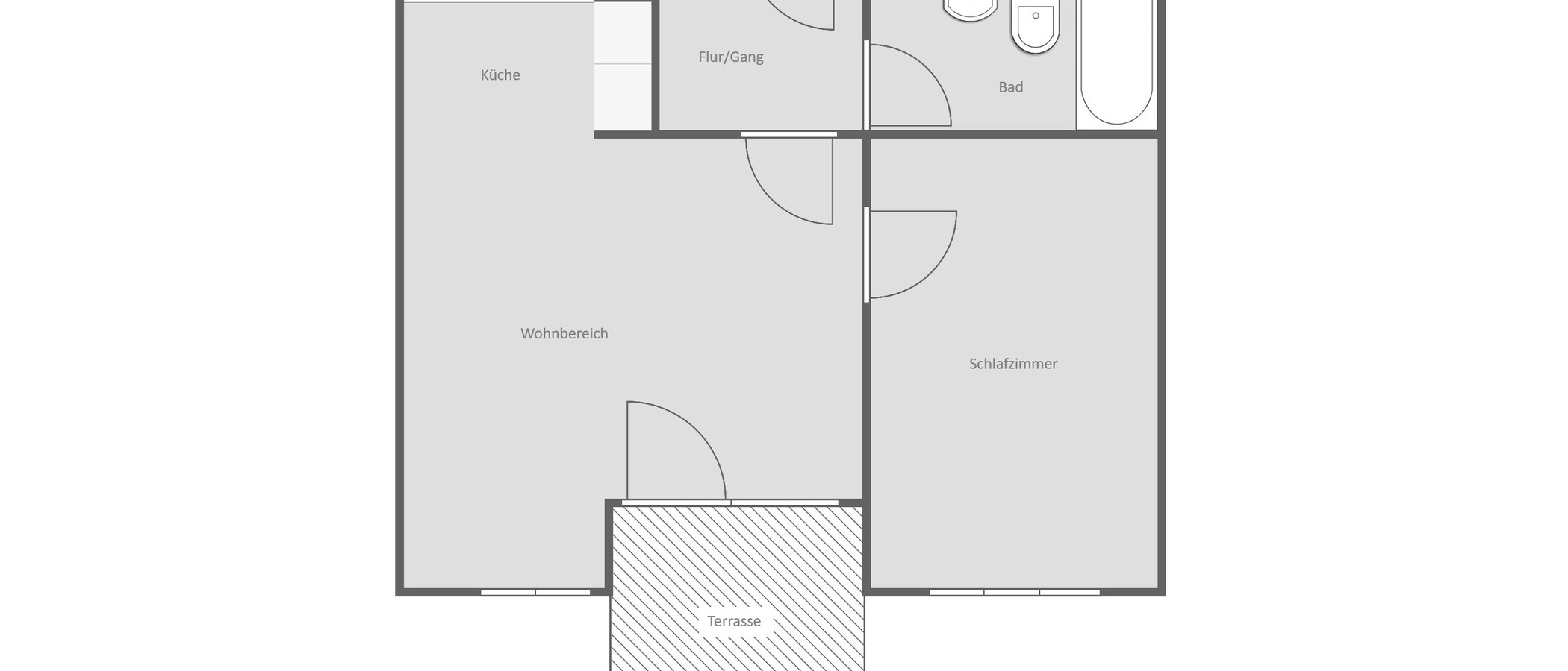 appartamento München Freimann 01 planimetria 15014