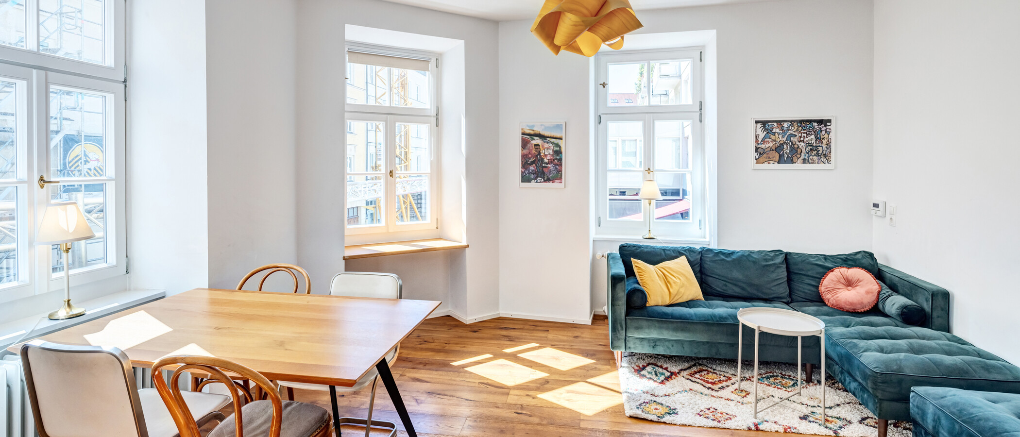 appartamento München Glockenbachviertel 01 zona living 15015