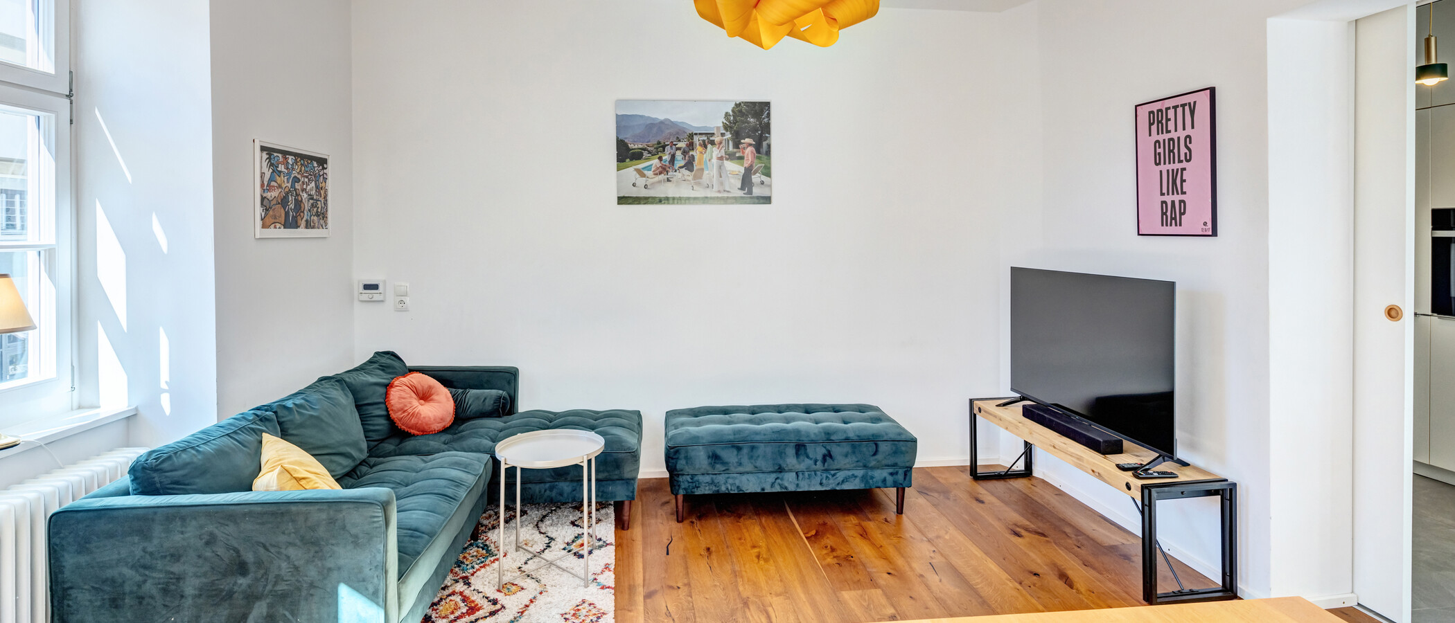 appartamento München Glockenbachviertel 02 zona living 15015