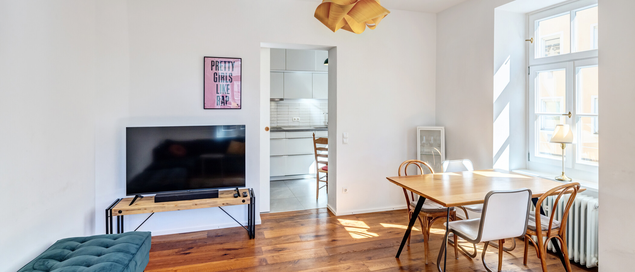 appartamento München Glockenbachviertel 03 zona living 15015