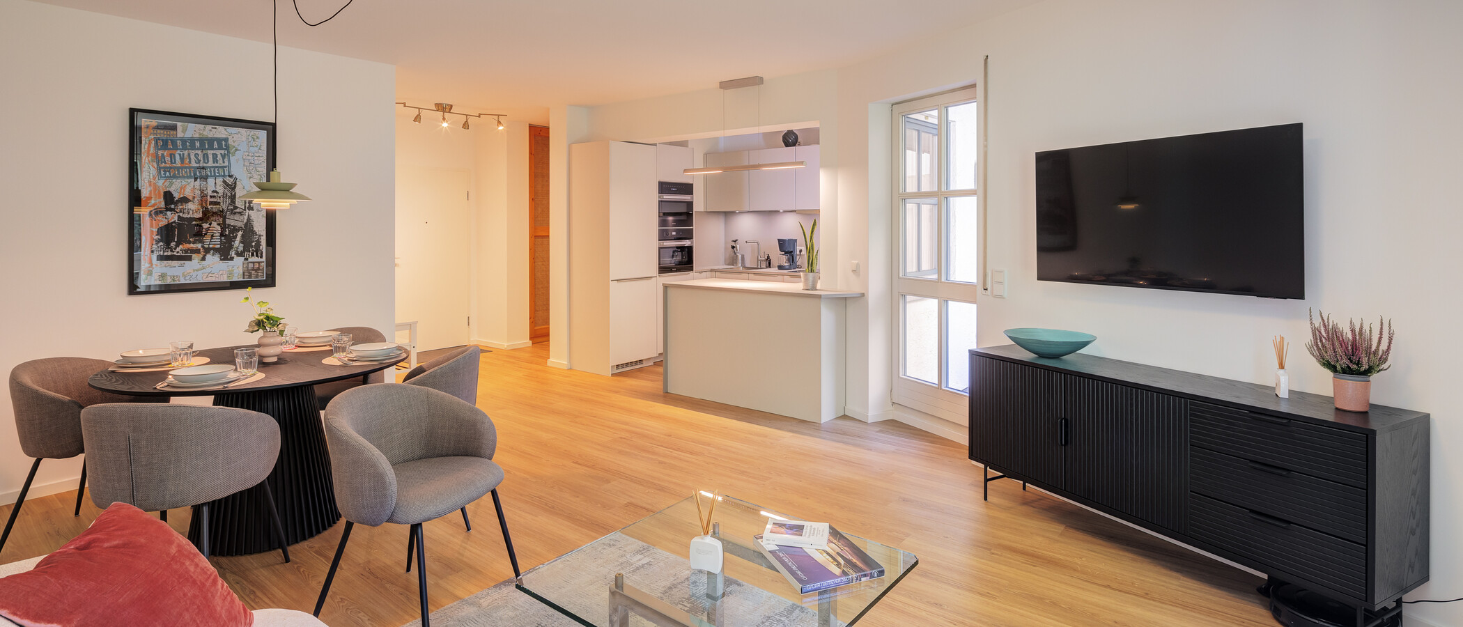 appartamento con giardino München Gärtnerplatzviertel 03 zona living 15016