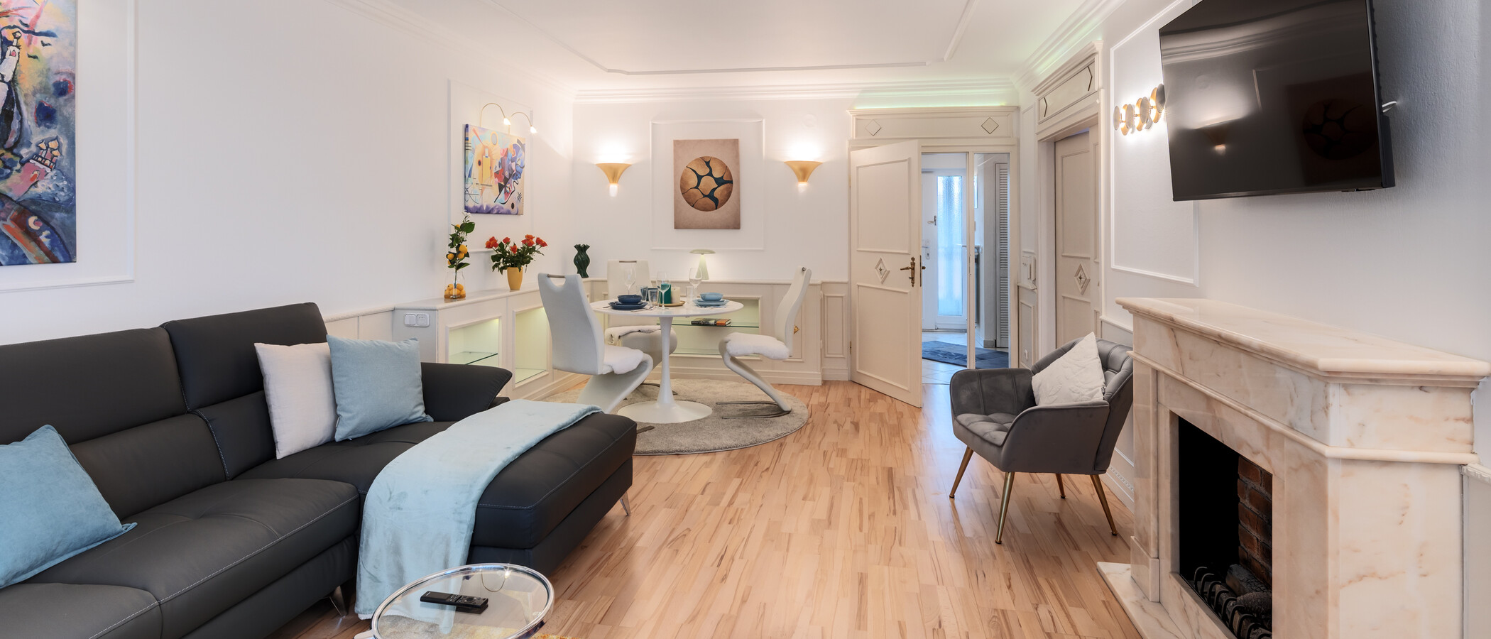 appartamento München Au-Haidhausen 01 zona living 15026
