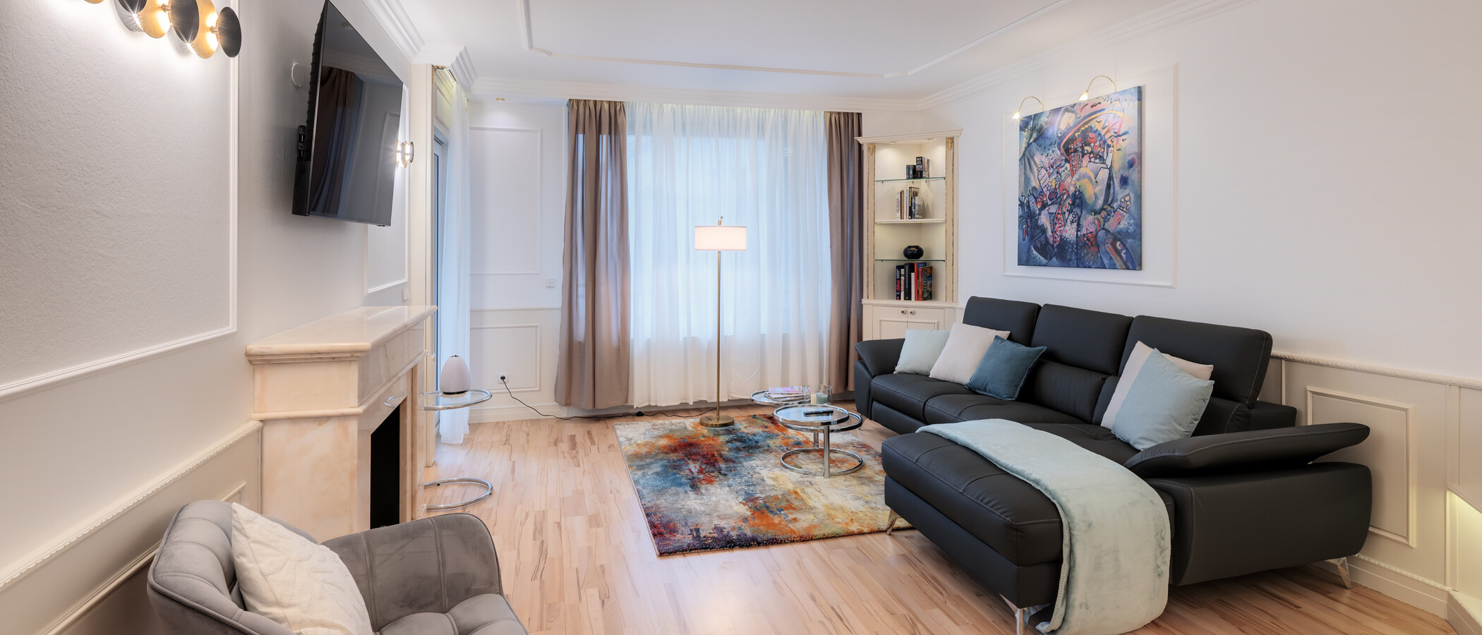 appartamento München Au-Haidhausen 02 zona living 15026