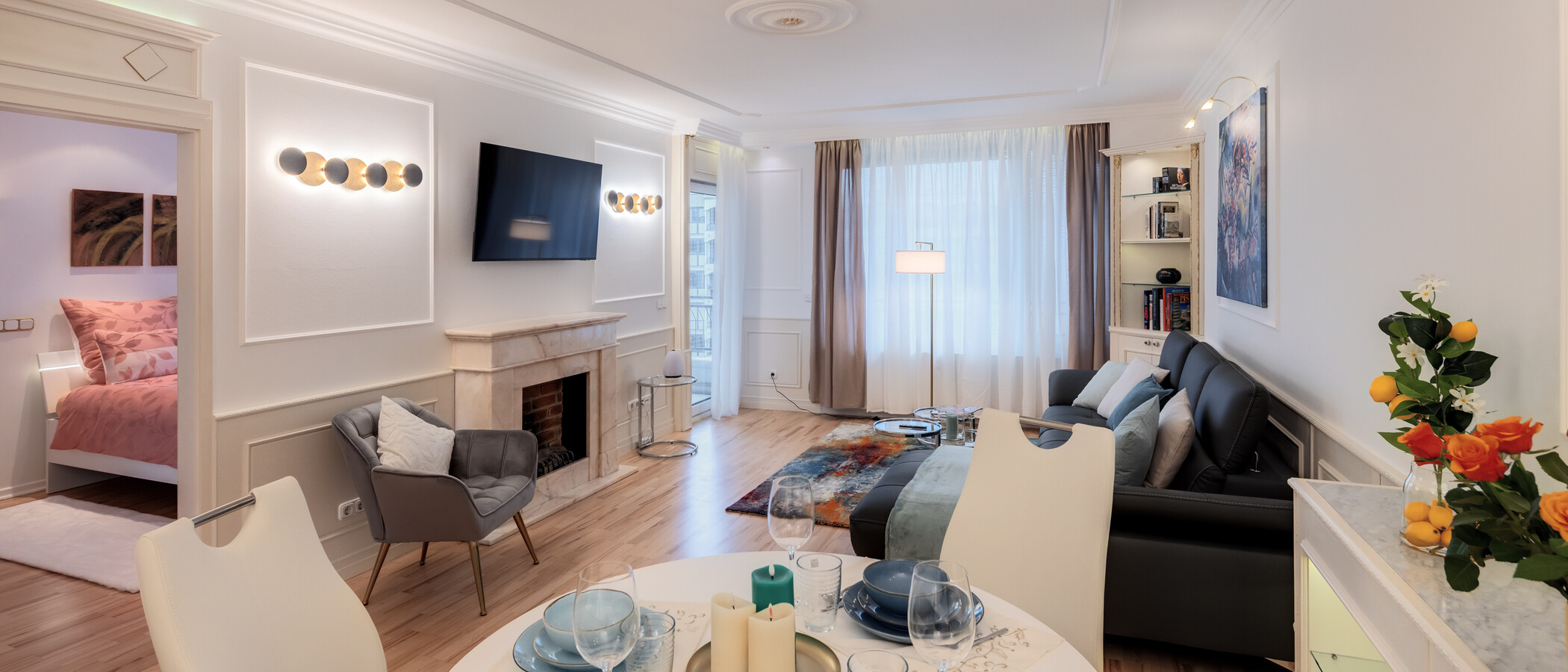 appartamento München Au-Haidhausen 03 zona living 15026