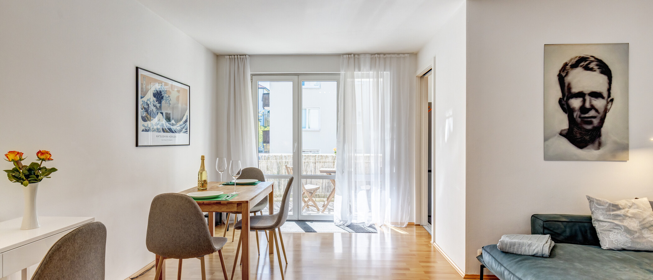 appartamento München Maxvorstadt - Westen 02 zona living 15027