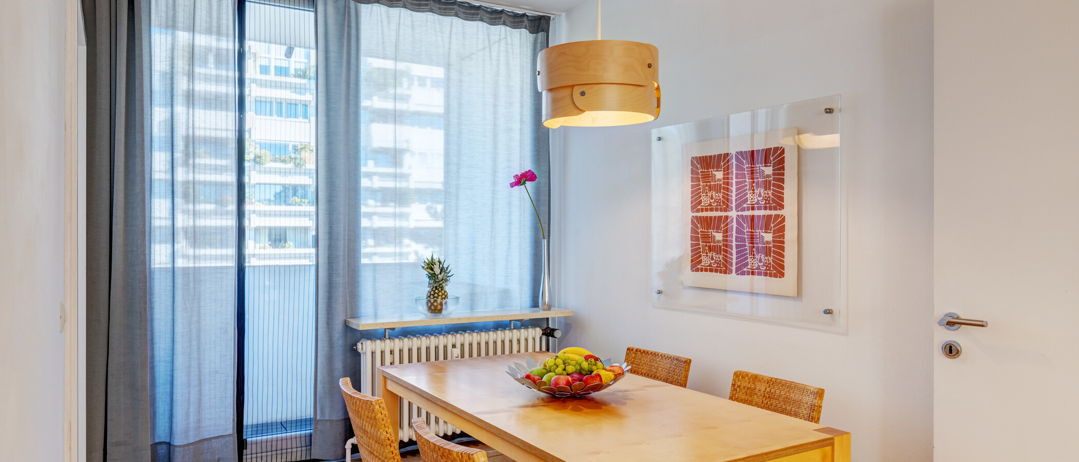 attico con terrazzo München Moosach 03 zona living 15028