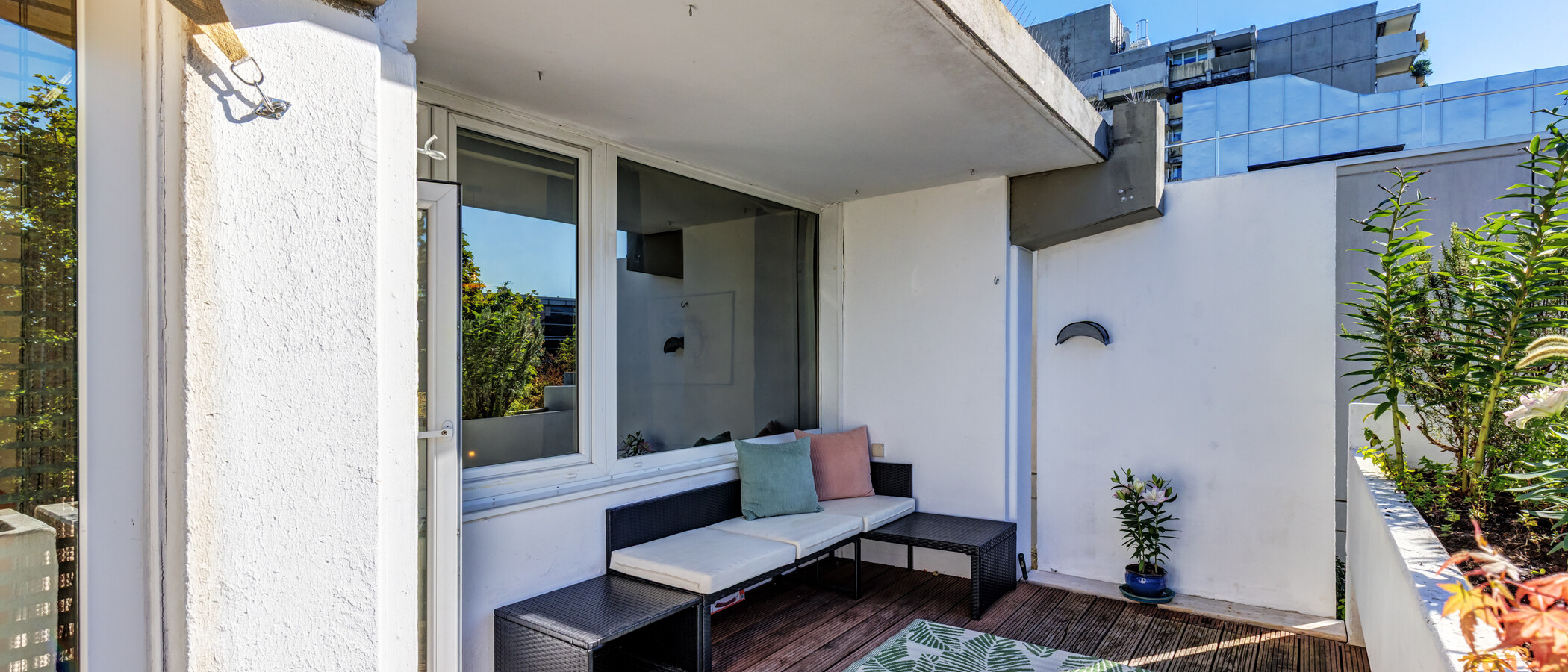 attico con terrazzo München Moosach 02 terrazza sul tetto 15028