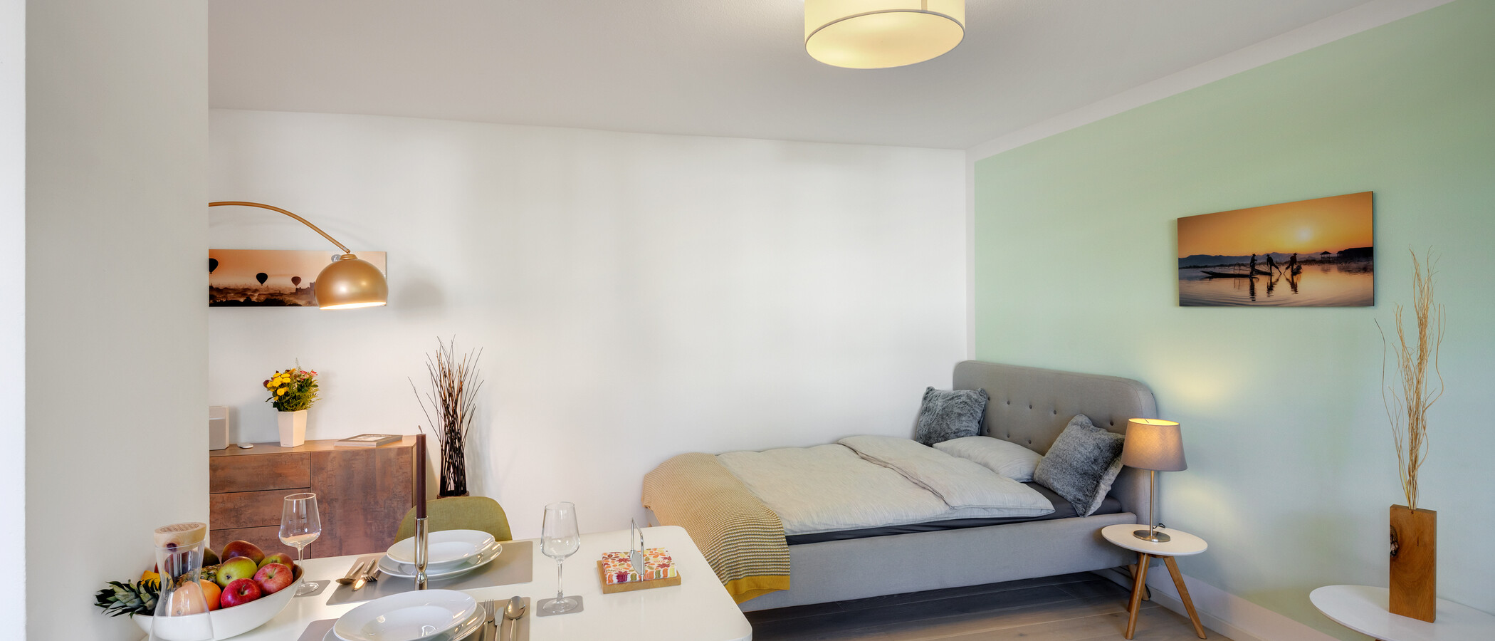 appartamento München Obersendling 01 zona living 15030
