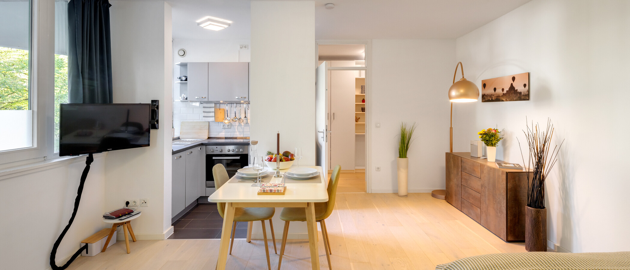 appartamento München Obersendling 03 zona living 15030