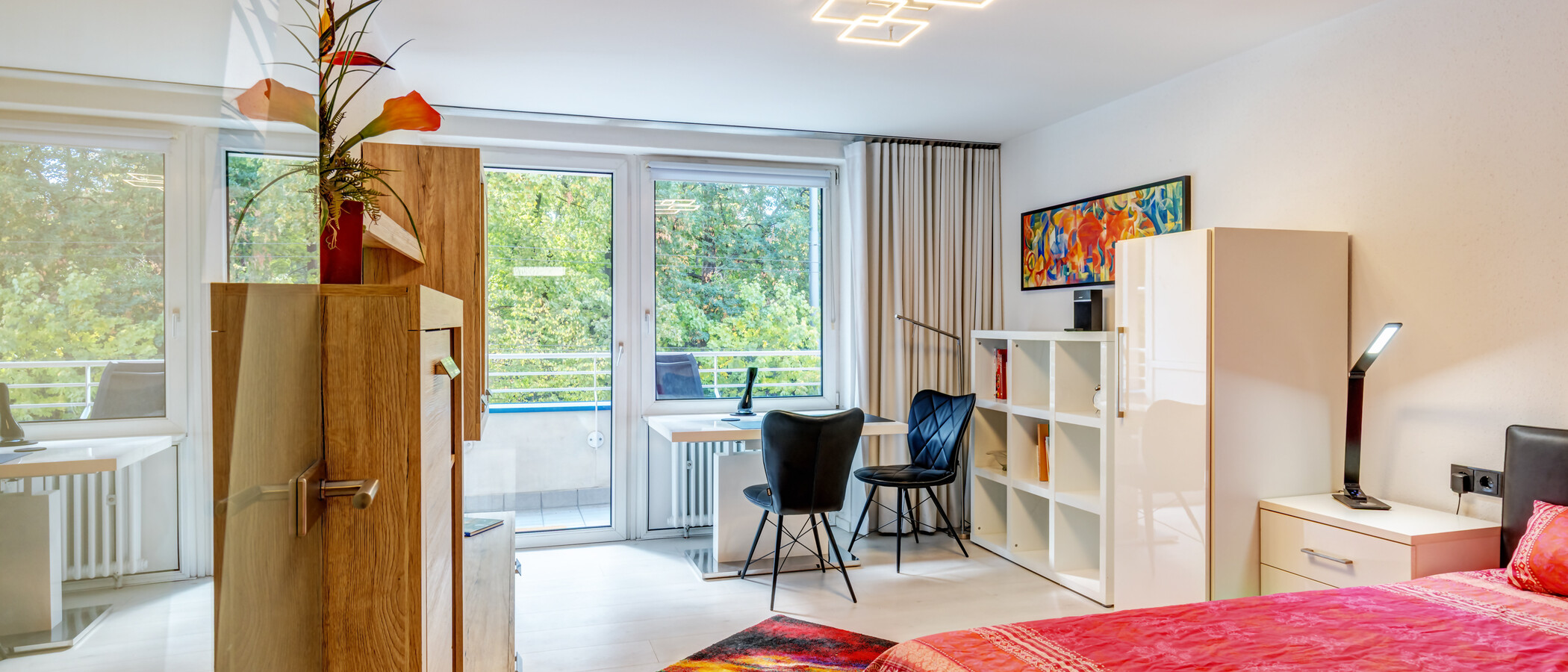 appartamento München Bogenhausen 01 zona living 15034