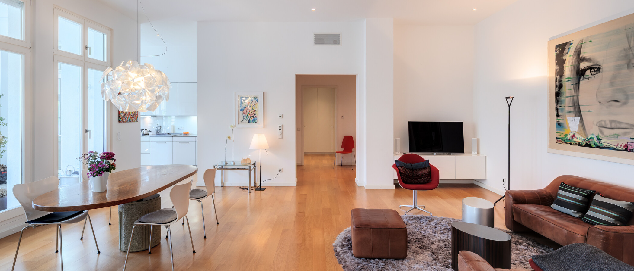 appartamento München Isarvorstadt 04 zona living 15035