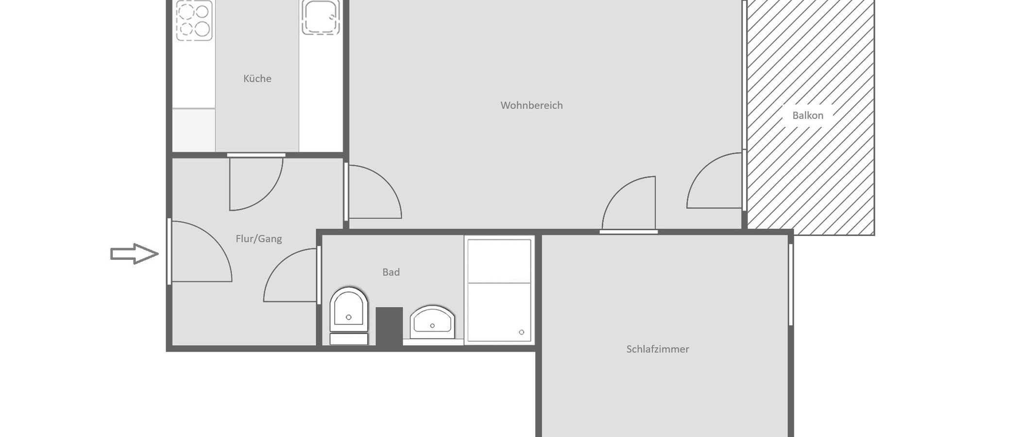 appartamento München Schwabing-West 01 planimetria 15039