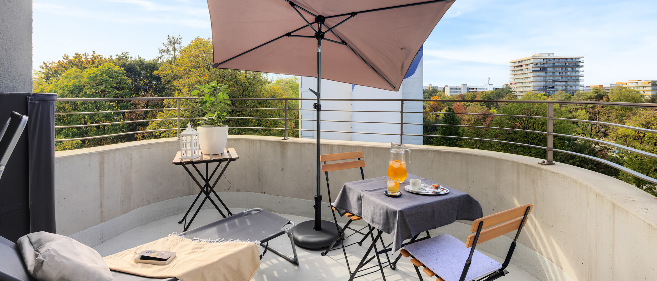 appartamento München Neuperlach 01 balcone 15040