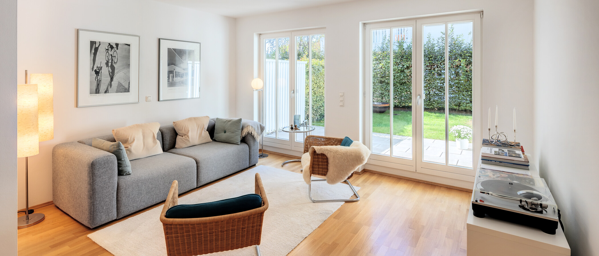 casa a schiera München Waldtrudering 01 zona living 15041