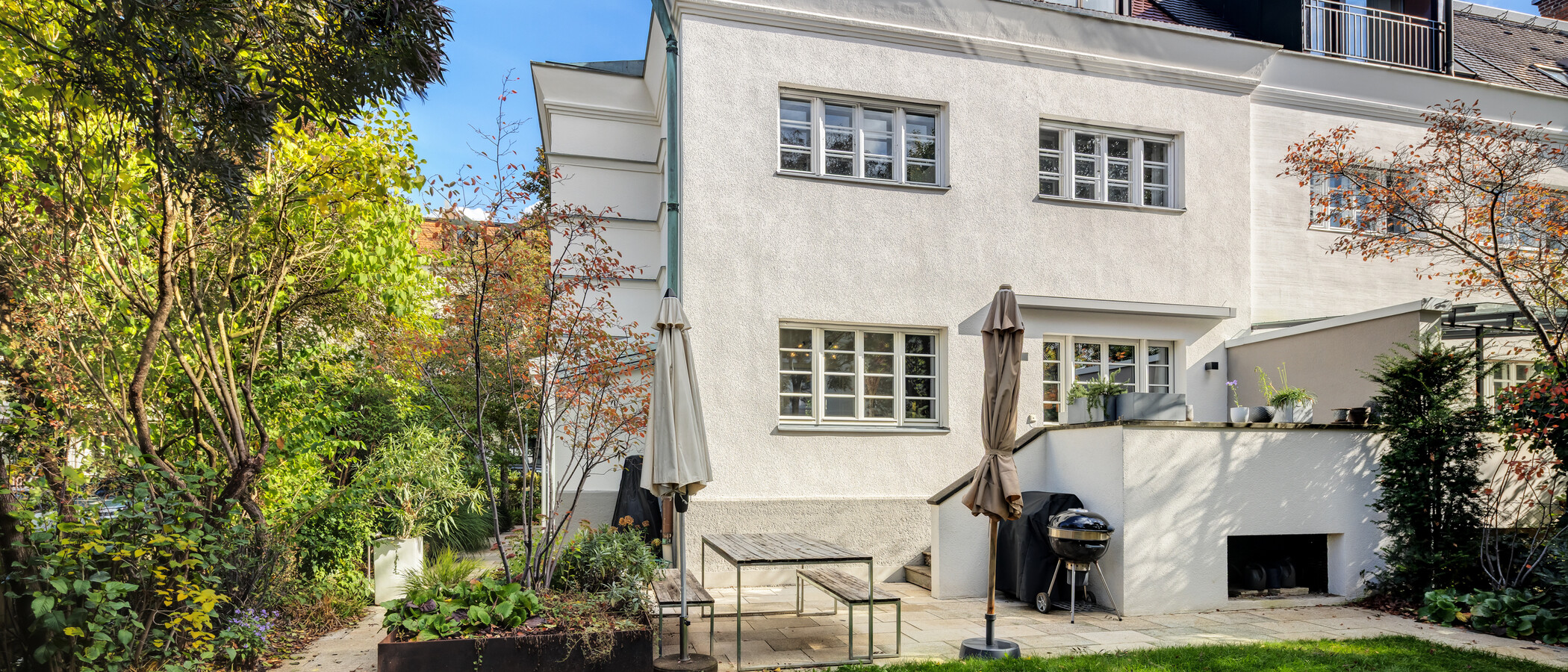casa a schiera ad angolo München Nymphenburg 01 terrazza 15047