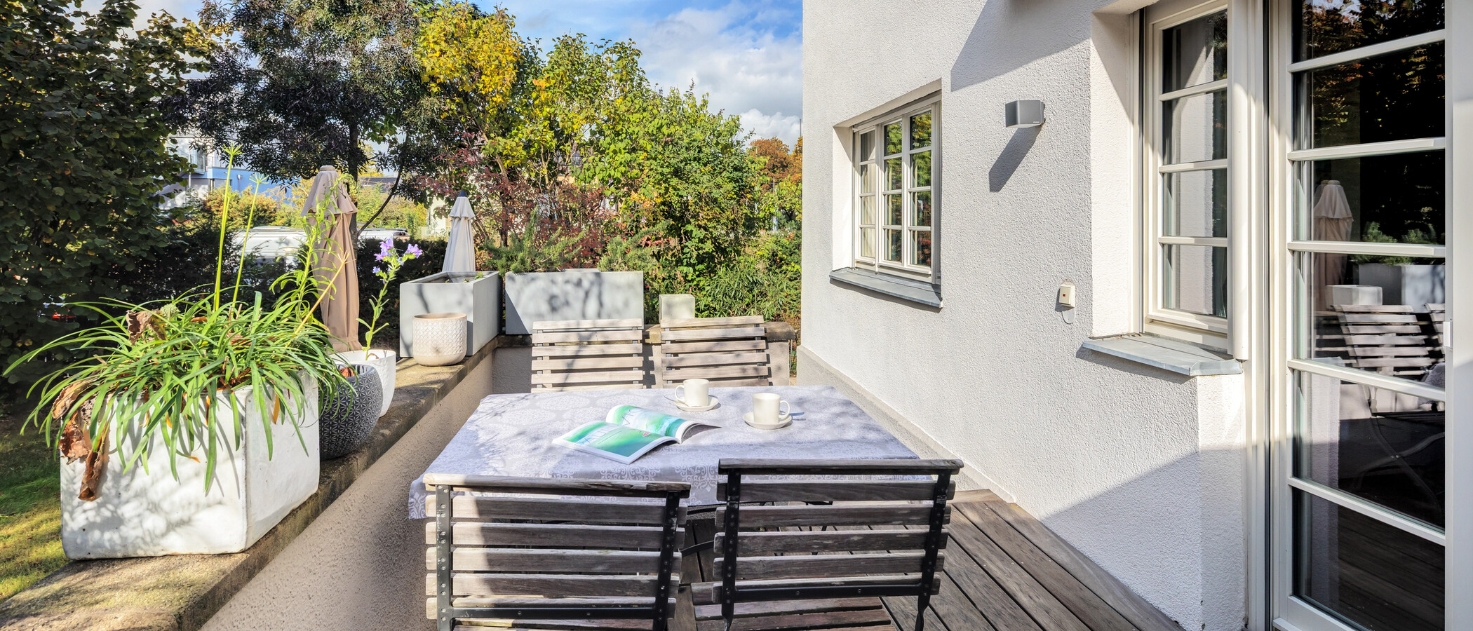 casa a schiera ad angolo München Nymphenburg 03 terrazza 15047