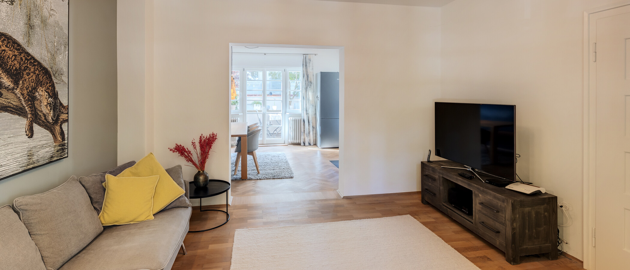 casa a schiera ad angolo München Nymphenburg 02 zona living 15047