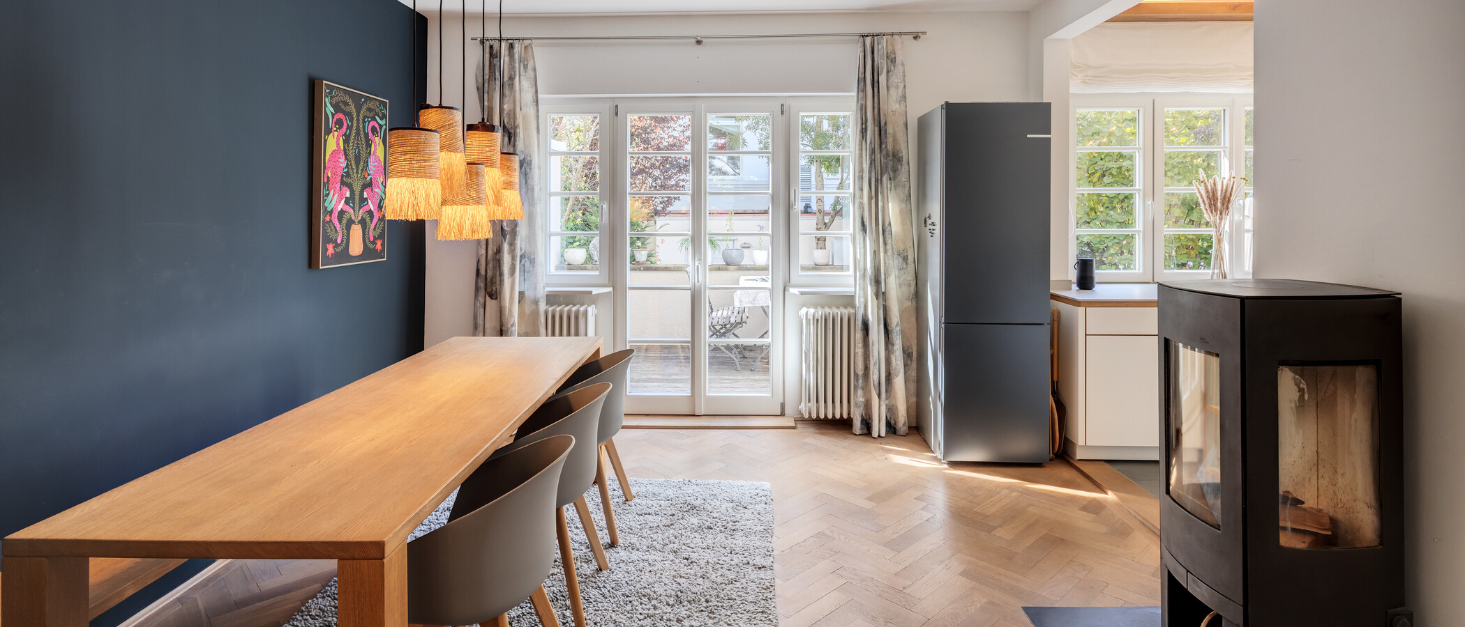 casa a schiera ad angolo München Nymphenburg 01 zona pranzo 15047