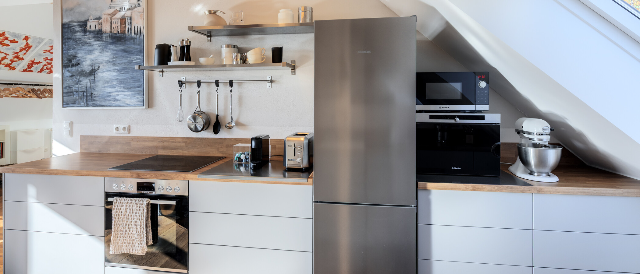 appartamento con galleria München Obergiesing 03 cucina 15054