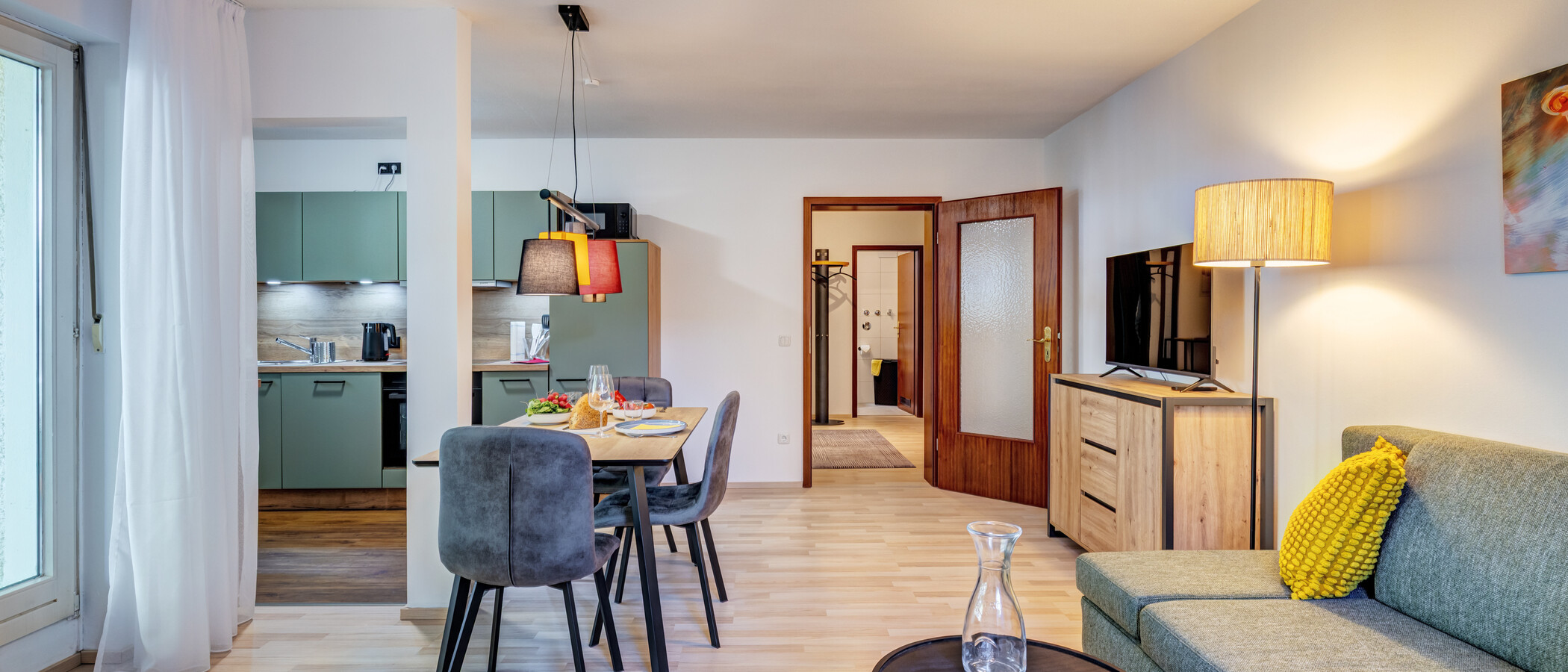 appartamento München Fürstenried 01 zona living 15055