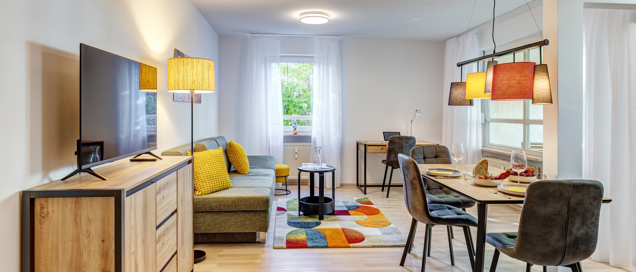 appartamento München Fürstenried 03 zona living 15055