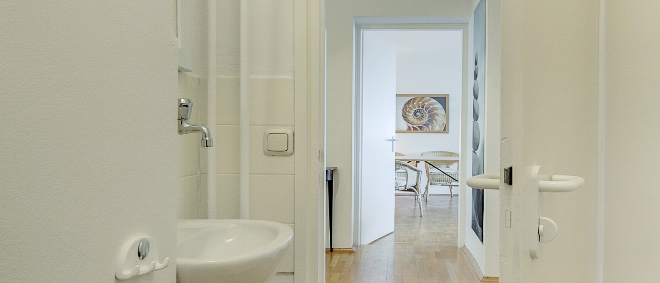 appartamento München Schwabing-Nord (zw. Belgrad- & Leopoldstraße) 02 toilette separata 1541
