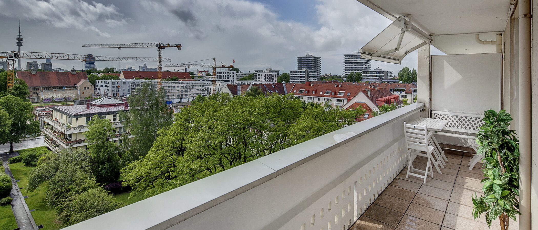 appartamento München Schwabing-Nord (zw. Belgrad- & Leopoldstraße) 01 balcone 1541