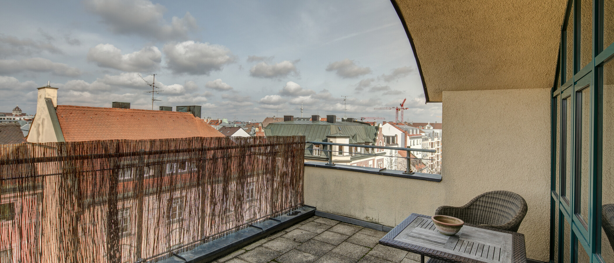 attico con terrazzo München Maxvorstadt - Westen 02 terrazza 1607