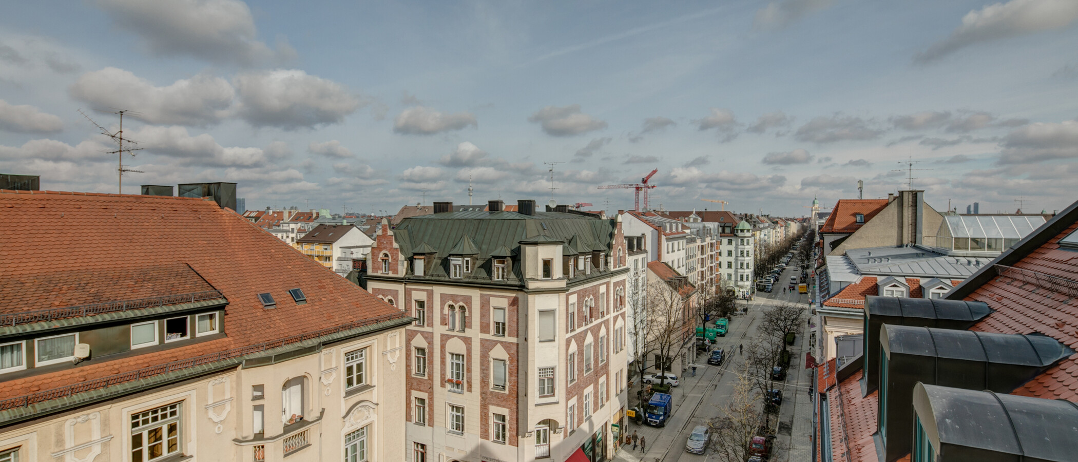 attico con terrazzo München Maxvorstadt - Westen 04 vista 1607