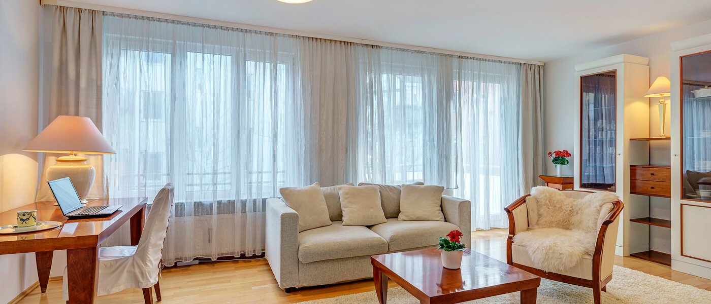 appartamento München Lehel 02 zona living 1615