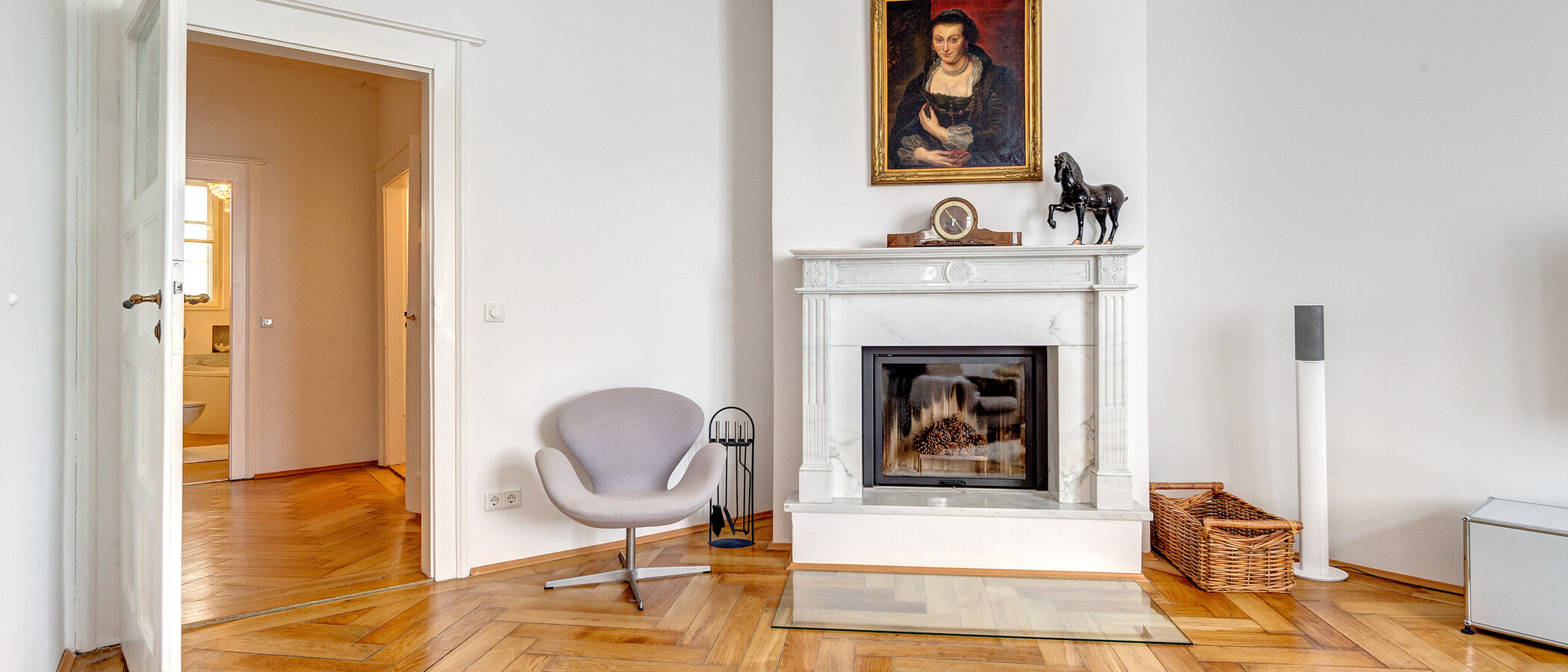 appartamento München Schwabing (links der Leopoldstraße) 03 soggiorno 1624