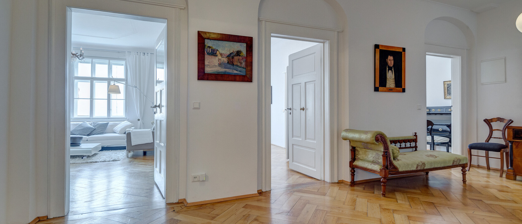 appartamento München Schwabing (links der Leopoldstraße) 01 ingresso/corridioio 1624