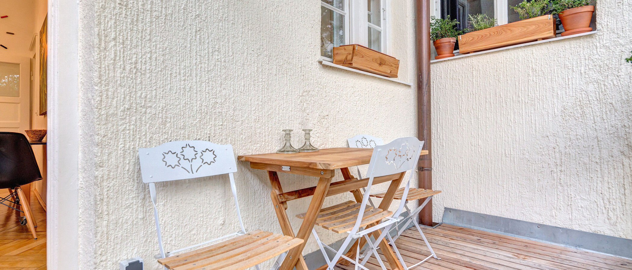 appartamento München Schwabing (links der Leopoldstraße) 02 balcone 1624