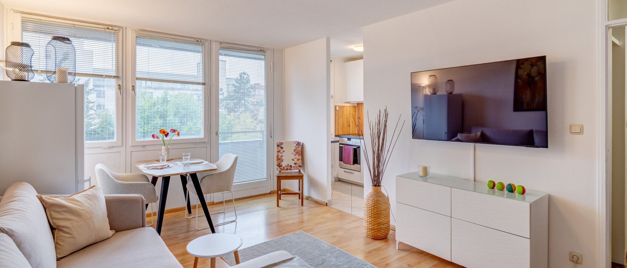appartamento München Schwabing-West 02 zona living 1632