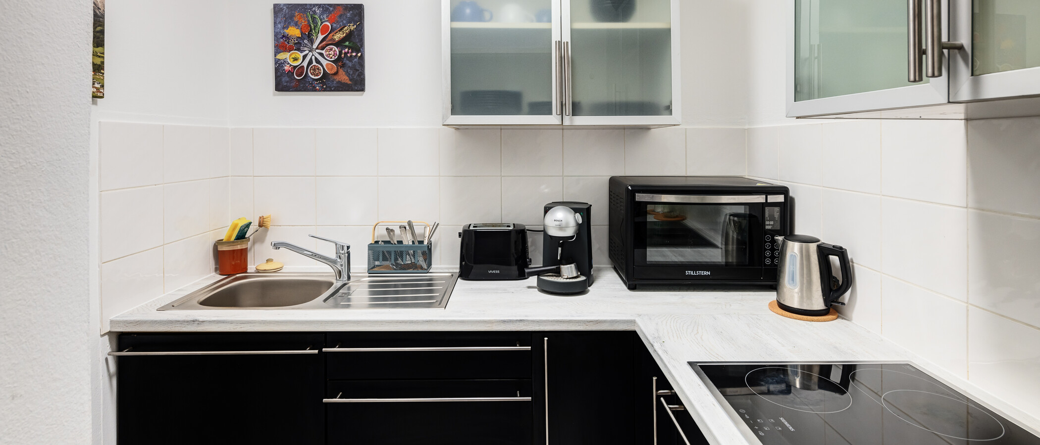appartamento München Schwabing (links der Leopoldstraße) 01 cucina 1660